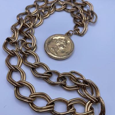 Metal coin belt