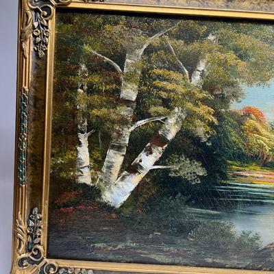 Sale Photo Thumbnail #647: There is no significant damage to the canvas or the frame and is in overall good collectible or displayable condition. Check pictures for more details and for sizing.