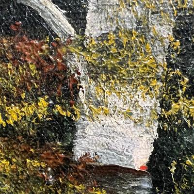 Sale Photo Thumbnail #645: There is no significant damage to the canvas or the frame and is in overall good collectible or displayable condition. Check pictures for more details and for sizing.