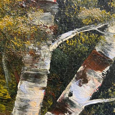 Sale Photo Thumbnail #646: There is no significant damage to the canvas or the frame and is in overall good collectible or displayable condition. Check pictures for more details and for sizing.