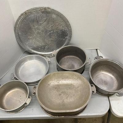 736 Lot of Vintage Guardian ware Cookware