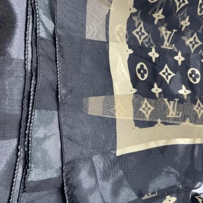 Gold & Black LV Scarf