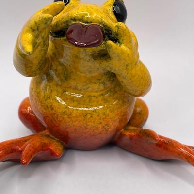 Kitty’s critters “Hear, See, Speak No Evil” Frogs