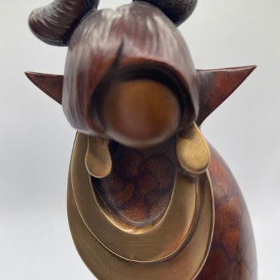 Hopi Maiden by Kim Seyesnem Orbzut sculpture