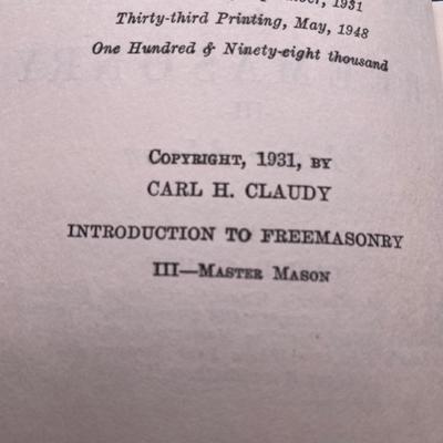 Freemason books
