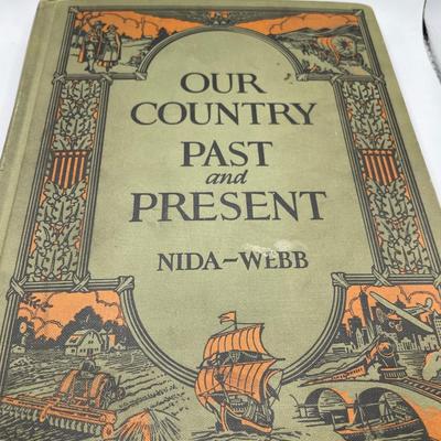Our Country Past & Present hard cover book
