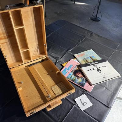 6-Easel and Bob Ross Items