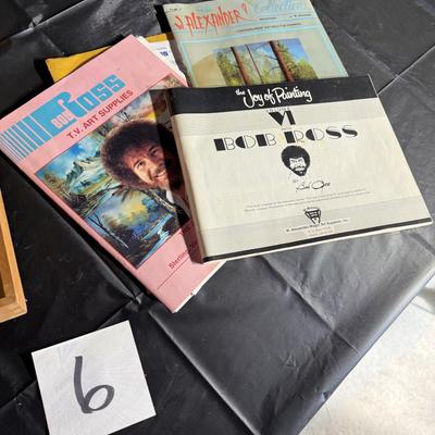6-Easel and Bob Ross Items