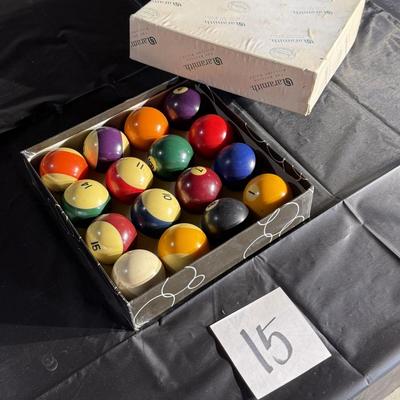 15-Set of Pool Balls