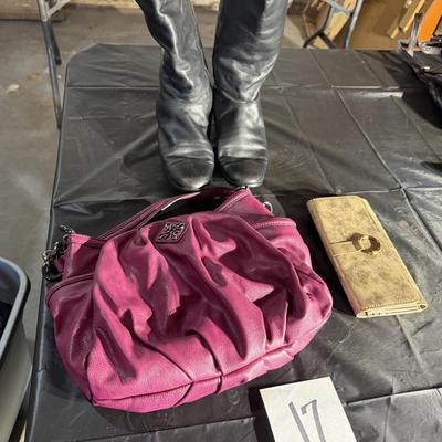 17- Purse, Clutch and Boots