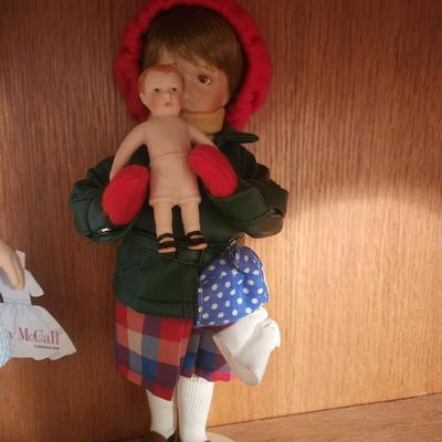 Dec 1986 Norman Rockwells "Little Girl and Her Doll"