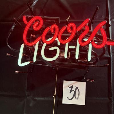 30-Coor’s Light Neon sign