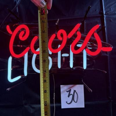 30-Coor’s Light Neon sign