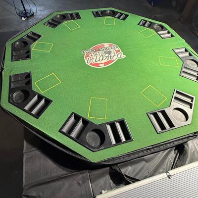51-poker table and chips