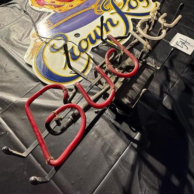 54-Nonworking Bud Ice neon light and Crown Royal beer sign