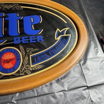 56-Lite Beer Mirrored Wall sign/Art
