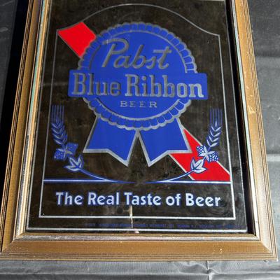 63-Mirrored Beer Bar Signs