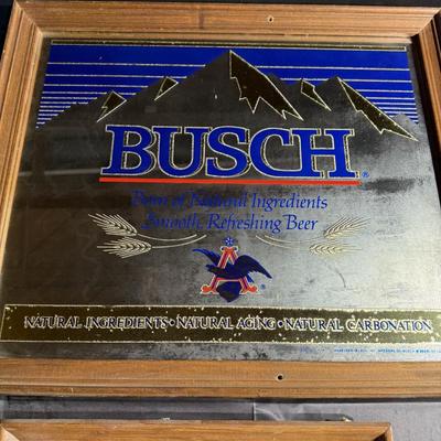 64-Mirrored Beer Bar Signs