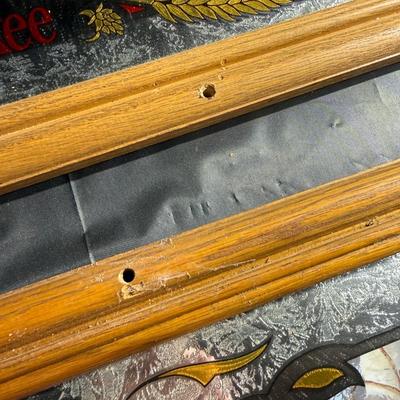 66-Mirrored old Milwaukee bar signs