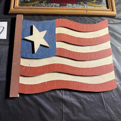 67-mirrored bar sign and wall decor