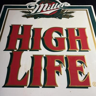 74-large Miller highlife metal sign