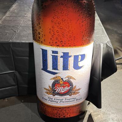 84-Curved Metal Beer Bottle Display