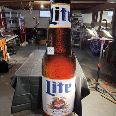 84-Curved Metal Beer Bottle Display