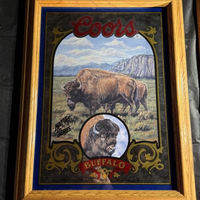 87-Framed Wildlife Beer pair