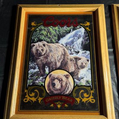 88-Framed Wildlife Beer Pair