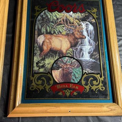 88-Framed Wildlife Beer Pair