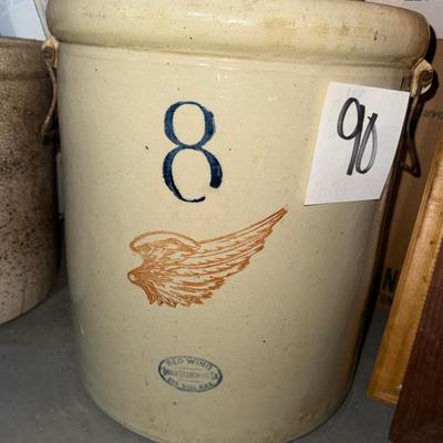 90-8 gallon Redwing Crock