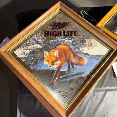 95-Miller High Life Mirrored Pics x 2