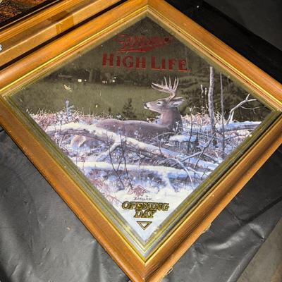 97-Miller High Life Mirrored Pair