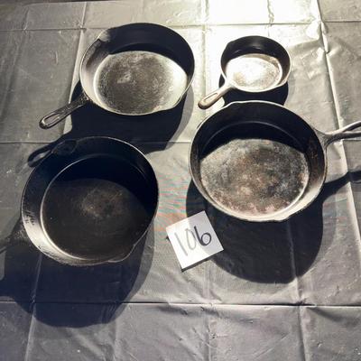 106-Cast iron lot