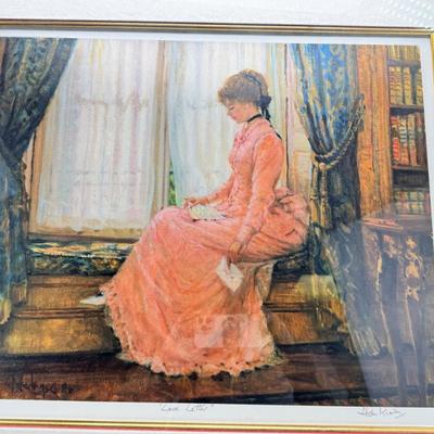 Sale Photo Thumbnail #287: 1993 Signed and numbered edition in gorgeous gold double frame. 39/450 Limited Edition Print : Lithograph
Size : 19.5x24 in  |  50x61 cm Beautifully and professionally Framed : 29x33.5 in  |  74x85 cm
Alan Maley British Artist: b. 1931-1995. Known for his