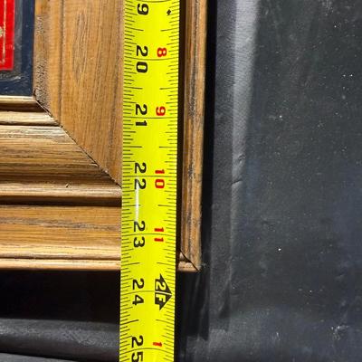 121-Mirrored Miller Lite Framed Piece