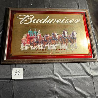 122-Budweiser Clydesdales Framed