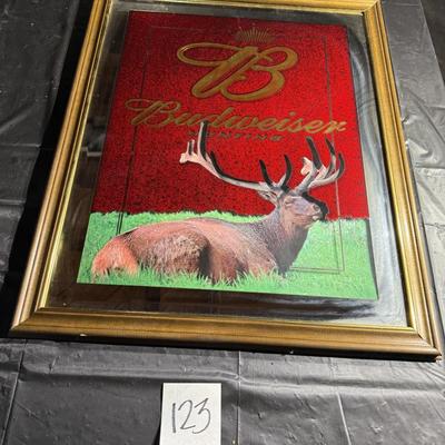 123-Budweiser Hunting-Framed
