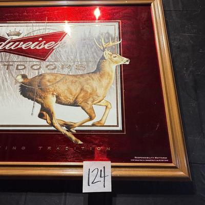 124-Budweiser Outdoors-Framed