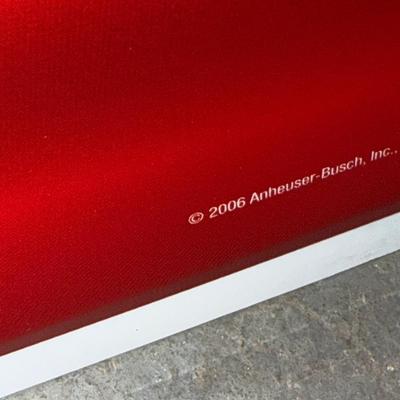 125-Large Budweiser Pheasant Metal Sign