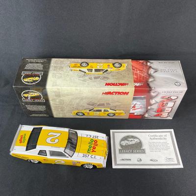 -2- 1:24 SCALE | Stock Car #2 Dale Earnhardt Mello Yellow 2002 | With COA