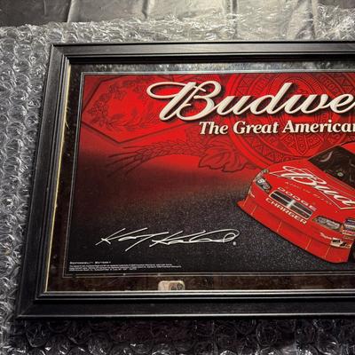 134-Budweiser-Framed and Mirrored