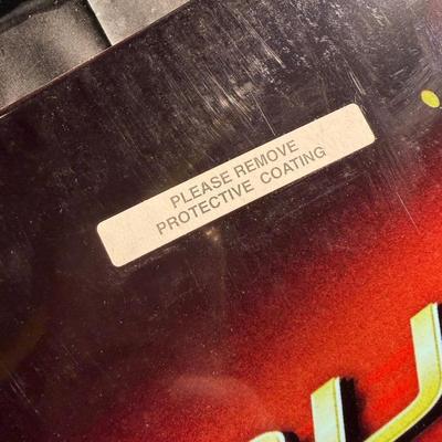 136-Pair of Budweiser NASCAR Hood signs