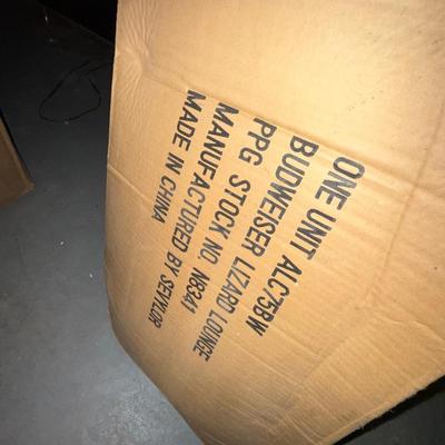 140-Cooler and Budweiser Lizard Lounge inflatable