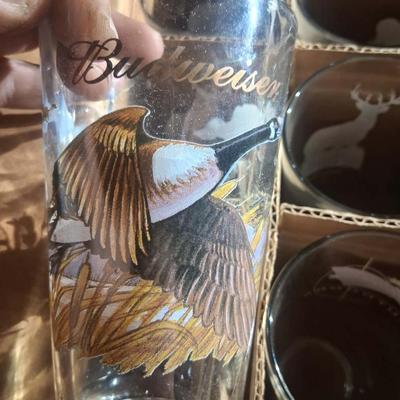 144-Misc Beer and Jameson shot glasses