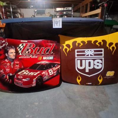 147-NASCAR Hood Signs