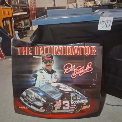 150-NASCAR “The Intimidator” Hood sign