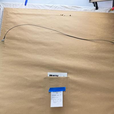 Sale Photo Thumbnail #316: Large framed he image is a limited edition lithograph titled Seascapes by the late artist Patti Bannister. The print is signed and numbered, with an edition size of 485.  It was created in 1990 and measures 21" x 17". Framed size is  20 X 24X2 No shipping