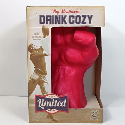 LOT 126: 18-Piece Shot Glass Display Case with NIP Wine Glass, Puzzle & Drink Cozy