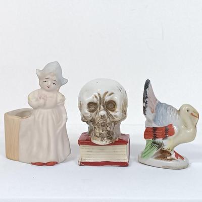 LOT 127: Set of (25) Japan Porcelain Miniature Figurines